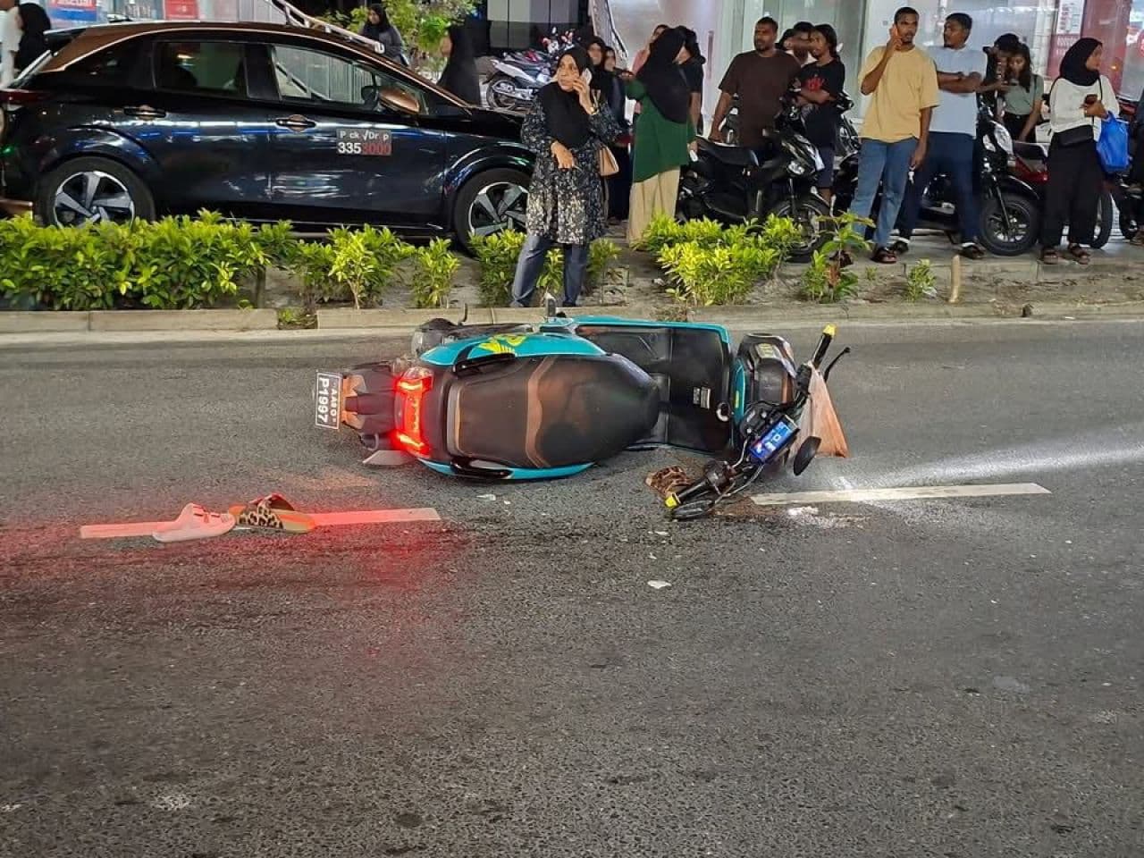 ހުޅުމާލޭ އެކްސިޑެންޓުގައި ހާލު ސީރިއަސްވި ކުއްޖާ ނިޔާވެއްޖެ